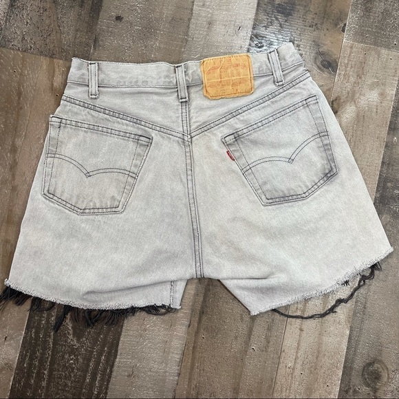 Vintage 501 Levi’s Cutoffs Gray 28 - Picture 4 of 11